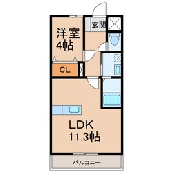 宮前駅 徒歩15分 2階の物件間取画像